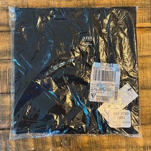 NWT Women’s A.N.A Black Long Sleeve T- Shirt SZ XXL